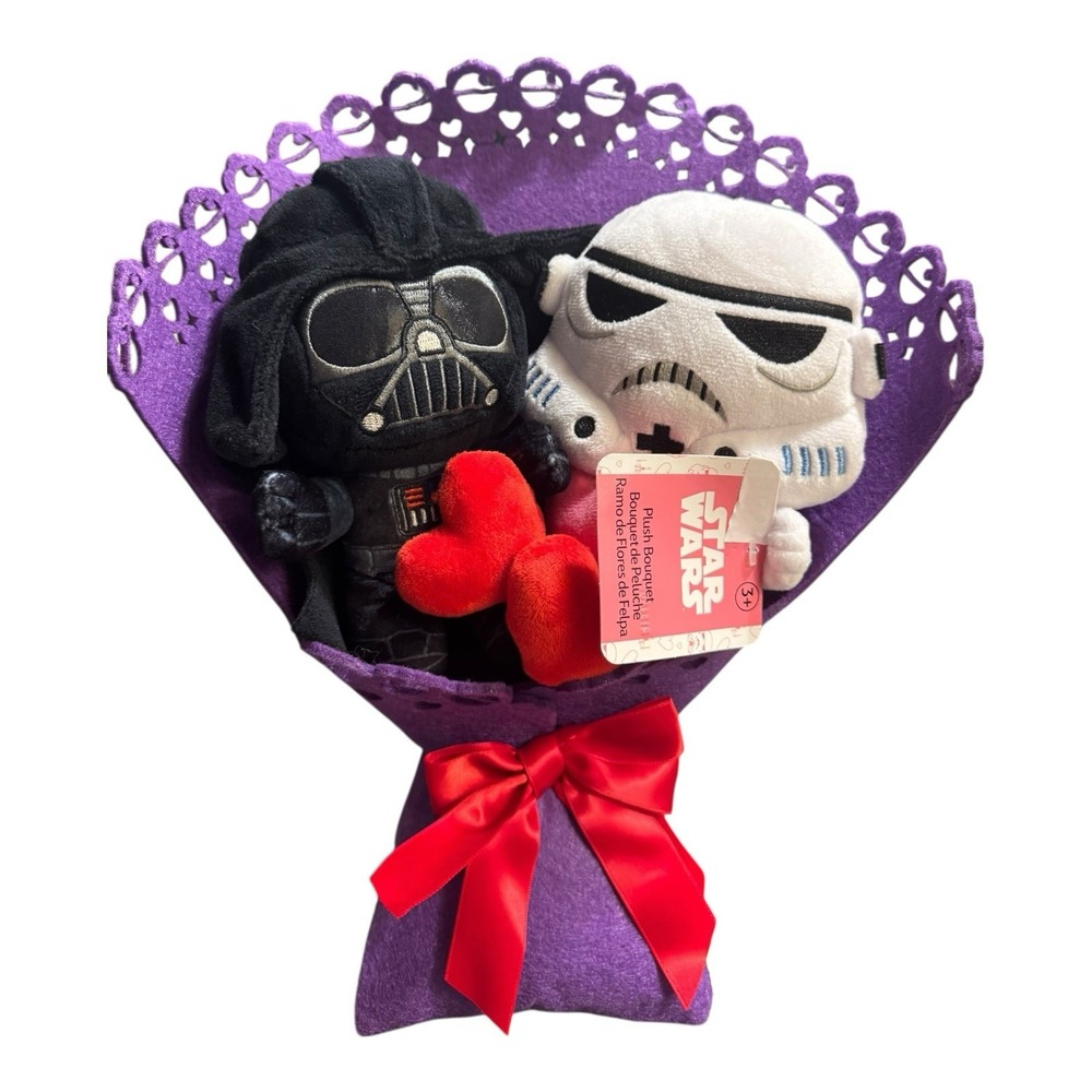 STAR WARS DARTH‎ VADER & STORMTROOPER 13" Plush Bouquet 2025